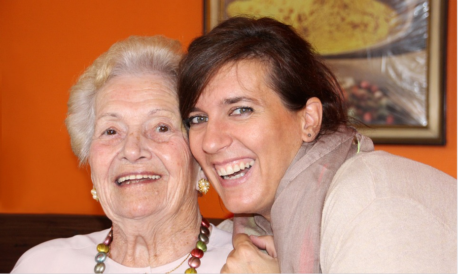 a senior in an assisted living facility